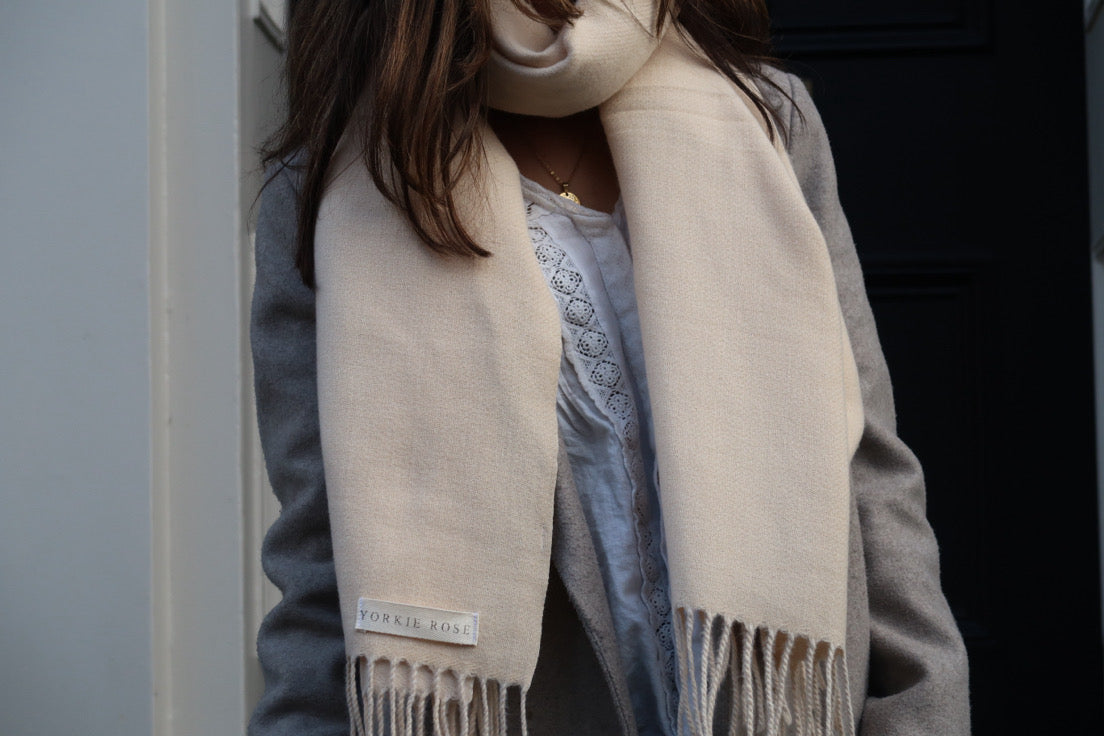 The Ivory Delphi Scarf