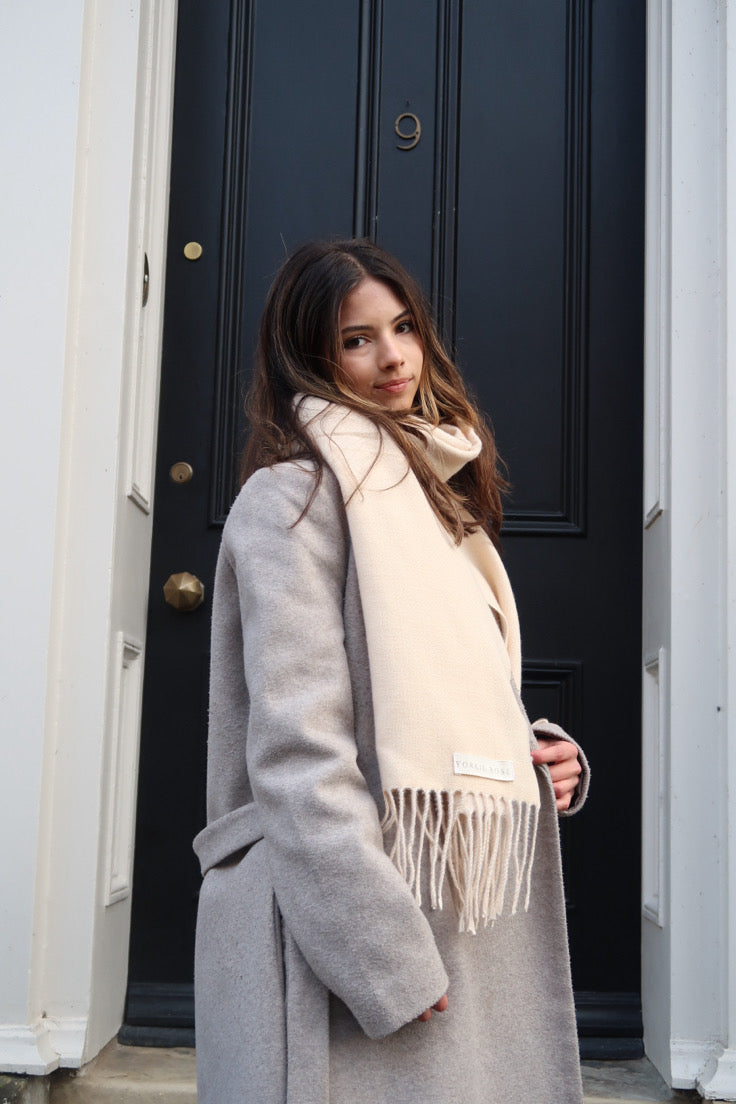 The Ivory Delphi Scarf