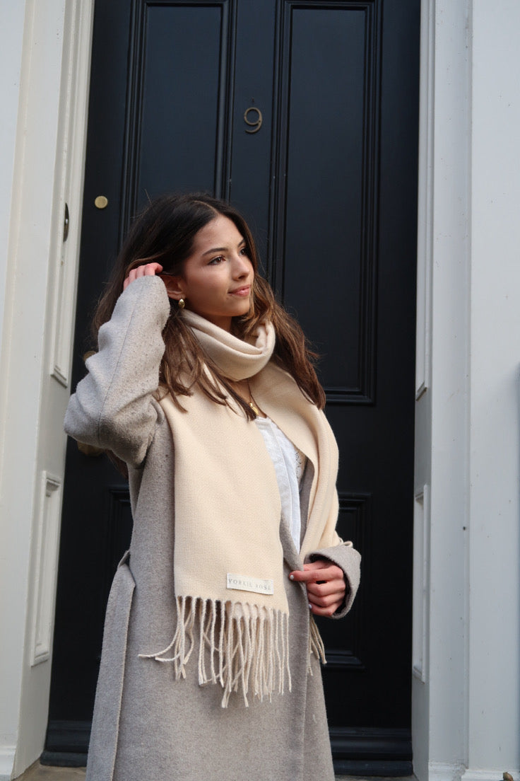 The Ivory Delphi Scarf