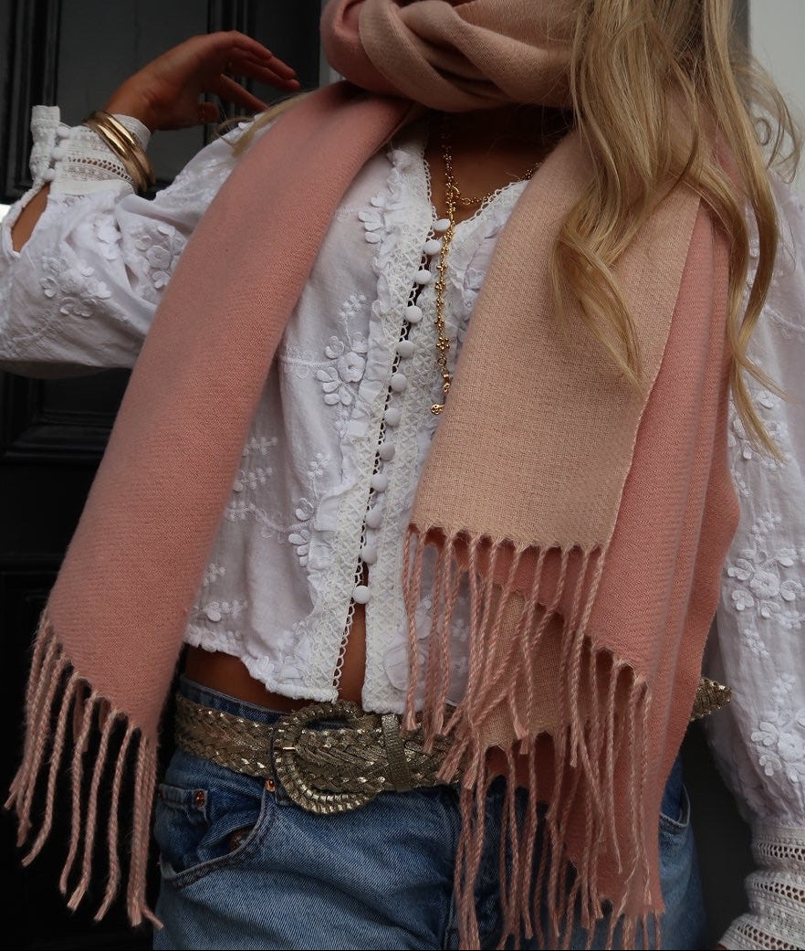 The Pink Delphi Scarf