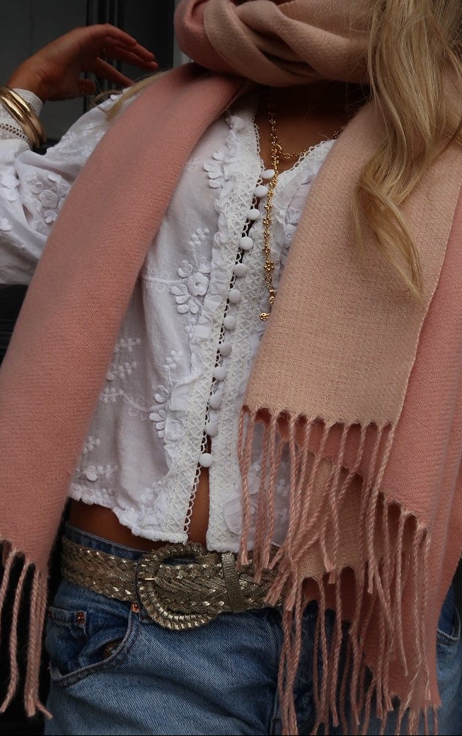 The Pink Delphi Scarf